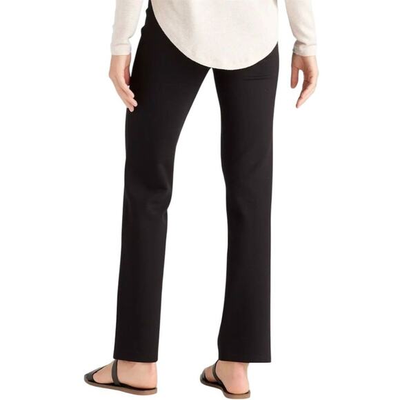 NWT Quince Women's Small Petite 28" Black Straight Leg Ultra Stretch Pants 3195E - Picture 2 of 8